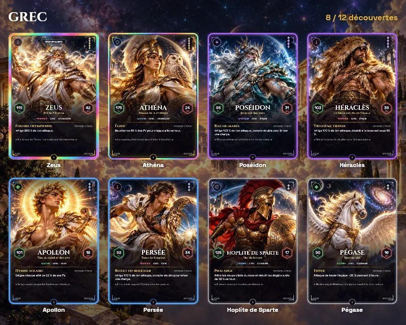 Album de cartes Arcanes