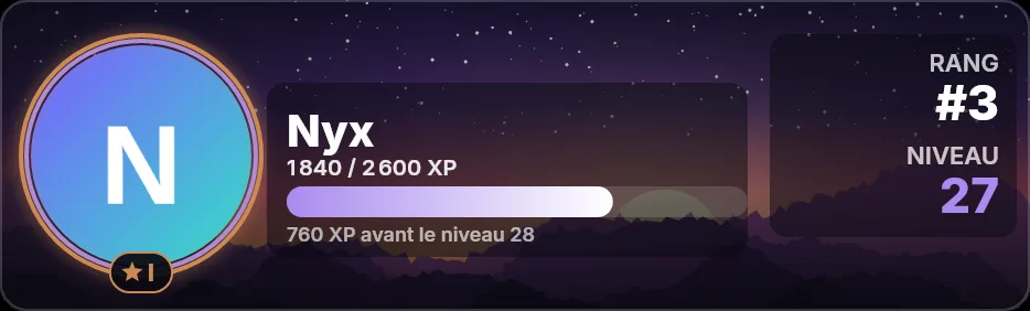 Niveaux & XP